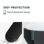 TV, Audio-Video si Foto - Portabile audio - Casti audio - Husa casti Kwmobile pentru Sony WF-C700N, protectie la zgarieturi, Silicon, negru - Infinity.ro