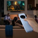 TV, Audio-Video si Foto - Accesorii TV si audio - Accesorii TV - Husa pentru telecomanda Kwmobile pentru Apple Siri Remote generatia 2 si 3, protectie la socuri, silicon, albastru - Infinity.ro