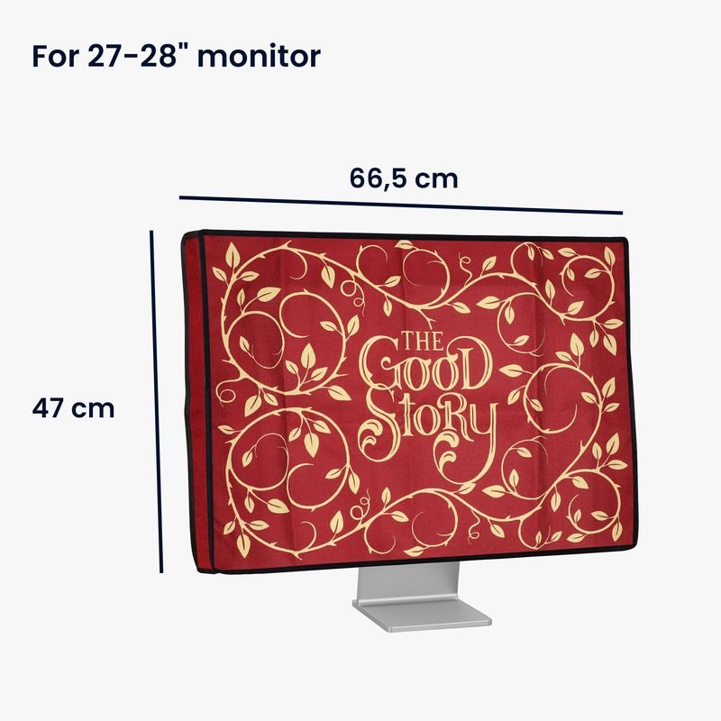PC, gaming si accesorii - Desktop PC & monitoare - Accesorii monitoare - Husa Kwmobile pentru monitor 27-28 inch, protectie antipraf, in (panza), multicolor - Infinity.ro
