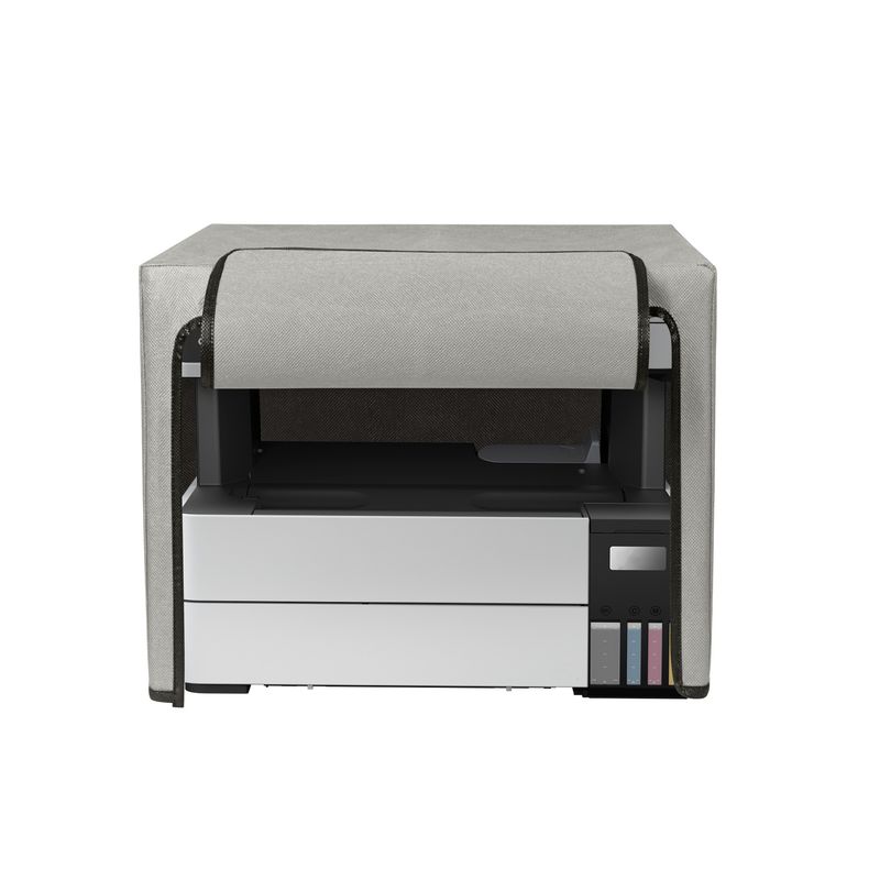 PC, gaming si accesorii - Imprimante, scanere & consumabile - Consumabile si accesorii - Accesorii imprimante - Husa imprimanta Kwmobile pentru Epson EcoTank ET-5150, antizgarieturi, antipraf, textil, gri deschis - Infinity.ro