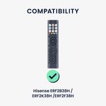 TV, Audio-Video si Foto - Accesorii TV si audio - Accesorii TV - Husa pentru telecomanda Kwmobile pentru Hisense ERF2B38H/ERF2K38H/ERF2F38H, protectie la socuri, silicon, negru - Infinity.ro