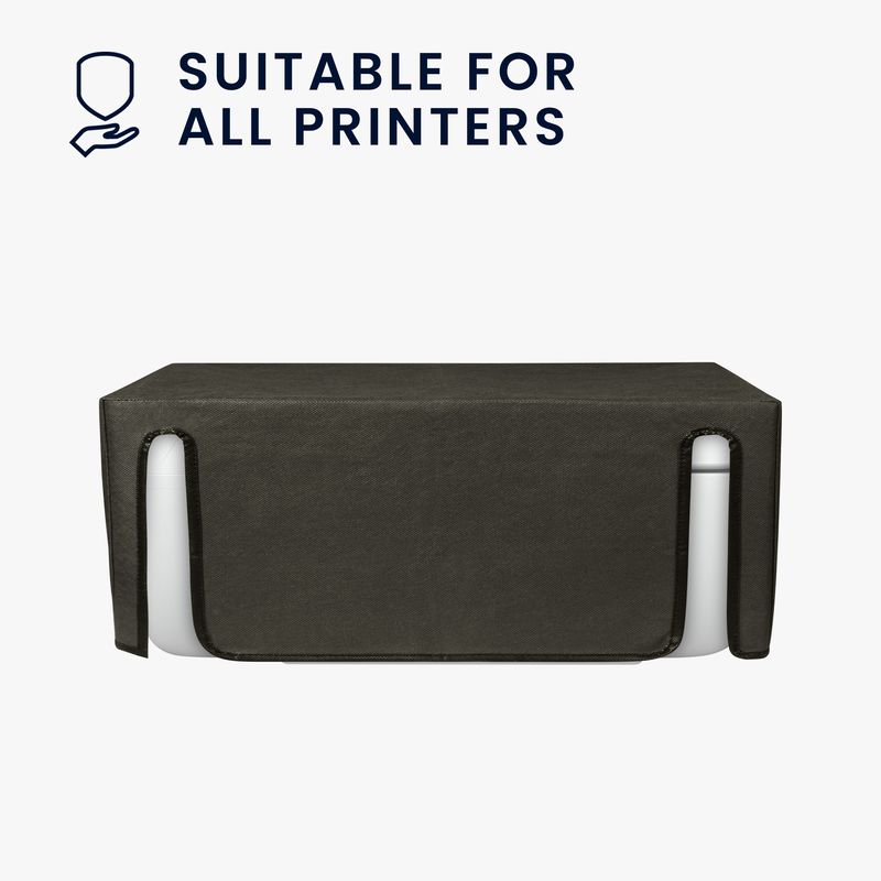 PC, gaming si accesorii - Imprimante, scanere & consumabile - Consumabile si accesorii - Accesorii imprimante - Husa imprimanta Kwmobile pentru HP DeskJet 2755e, DeskJet 2720e, 2710e, 2820e, 2721e, antipraf, textil, gri - Infinity.ro