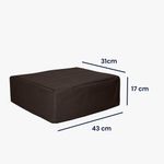 PC, gaming si accesorii - Imprimante, scanere & consumabile - Consumabile si accesorii - Accesorii imprimante - Husa imprimanta Kwmobile pentru HP DeskJet 2755e, DeskJet 2720e, 2710e, 2820e, 2721e, antipraf, textil, maro - Infinity.ro