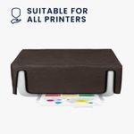 PC, gaming si accesorii - Imprimante, scanere & consumabile - Consumabile si accesorii - Accesorii imprimante - Husa imprimanta Kwmobile pentru HP DeskJet 2755e, DeskJet 2720e, 2710e, 2820e, 2721e, antipraf, textil, maro - Infinity.ro