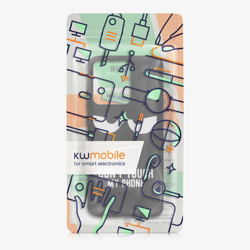 Laptop, Telefoane si Tablete - Telefoane mobile si accesorii - Accesorii Telefoane - Huse telefoane - Husa Kwmobile pentru Motorola Edge 60 Neo/Edge 50 Neo/ThinkPhone 25, protectie la socuri, silicon, alb, negru - Infinity.ro
