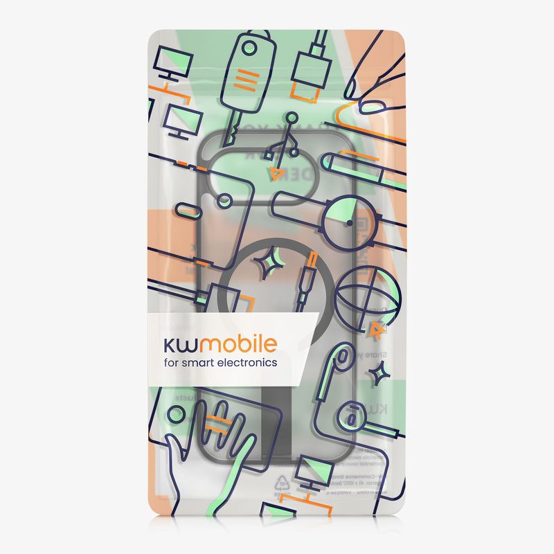 Laptop, Telefoane si Tablete - Telefoane mobile si accesorii - Accesorii Telefoane - Huse telefoane - Husa Kwmobile pentru Google Pixel 9a, compatibilitate MagSafe, incarcare wireless, policarbonat, TPU, negru, transparent - Infinity.ro