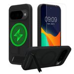 Laptop, Telefoane si Tablete - Telefoane mobile si accesorii - Accesorii Telefoane - Huse telefoane - Husa Kwmobile pentru Google Pixel 10/Pixel 10 Pro/Pixel 9/Pixel 9 Pro, TPU, sticla temperata, negru, transparent - Infinity.ro