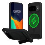 Laptop, Telefoane si Tablete - Telefoane mobile si accesorii - Accesorii Telefoane - Huse telefoane - Husa Kwmobile pentru Google Pixel 10/Pixel 10 Pro/Pixel 9/Pixel 9 Pro, TPU, sticla temperata, negru, transparent - Infinity.ro