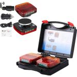 Auto si Moto - Piese auto si accesorii - Caroserie - Faruri, stopuri si proiectoare - Set de 2 lampi magnetice WIFI Xentech Light cu control wireless 12/24V baterie 3.7V/2000mAh cablu IP65 - Infinity.ro
