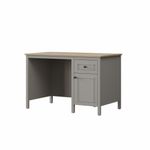 Casa si Gradina - Mobilier - Mese si birouri - Birouri - Birou Sento, 120 x 77, 3 x 65 cm, gri stejar, PAL melaminat, 120 x 77,3 x 65 cm - Infinity.ro