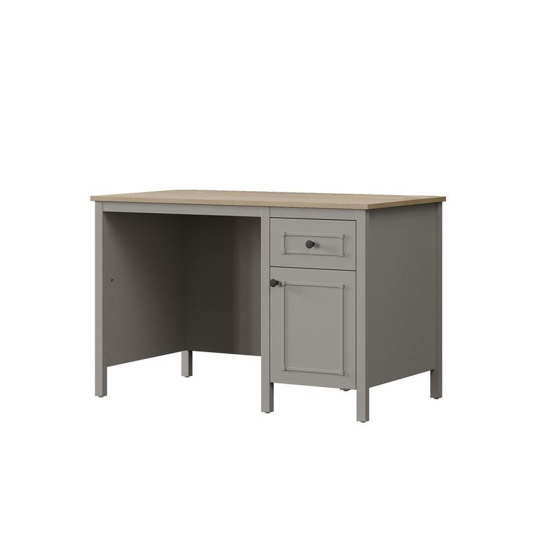Casa si Gradina - Mobilier - Mese si birouri - Birouri - Birou Sento, 120 x 77, 3 x 65 cm, gri stejar, PAL melaminat, 120 x 77,3 x 65 cm - Infinity.ro