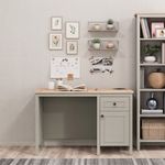 Casa si Gradina - Mobilier - Mese si birouri - Birouri - Birou Sento, 120 x 77, 3 x 65 cm, gri stejar, PAL melaminat, 120 x 77,3 x 65 cm - Infinity.ro