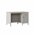 Casa si Gradina - Mobilier - Mese si birouri - Birouri - Birou Sento, 120 x 77, 3 x 65 cm, gri stejar, PAL melaminat, 120 x 77,3 x 65 cm - Infinity.ro
