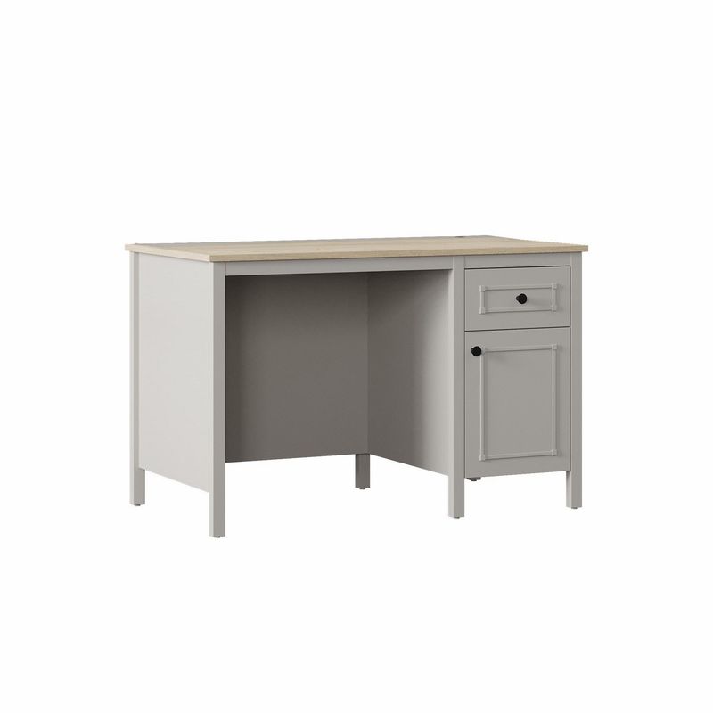 Casa si Gradina - Mobilier - Mese si birouri - Birouri - Birou Sento, 120 x 77, 3 x 65 cm, gri stejar, PAL melaminat, 120 x 77,3 x 65 cm - Infinity.ro