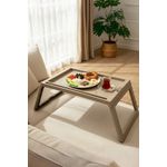 Casa si Gradina - Mobilier - Mese si birouri - Birouri - Birou laptop reglabil Lavine, 56 x 26, 3 x 36 cm, maro deschis, light maro - Infinity.ro