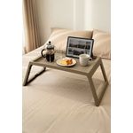 Casa si Gradina - Mobilier - Mese si birouri - Birouri - Birou laptop reglabil Lavine, 56 x 26, 3 x 36 cm, maro deschis, light maro - Infinity.ro
