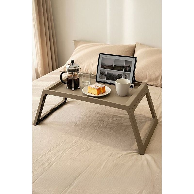 Casa si Gradina - Mobilier - Mese si birouri - Birouri - Birou laptop reglabil Lavine, 56 x 26, 3 x 36 cm, maro deschis, light maro - Infinity.ro