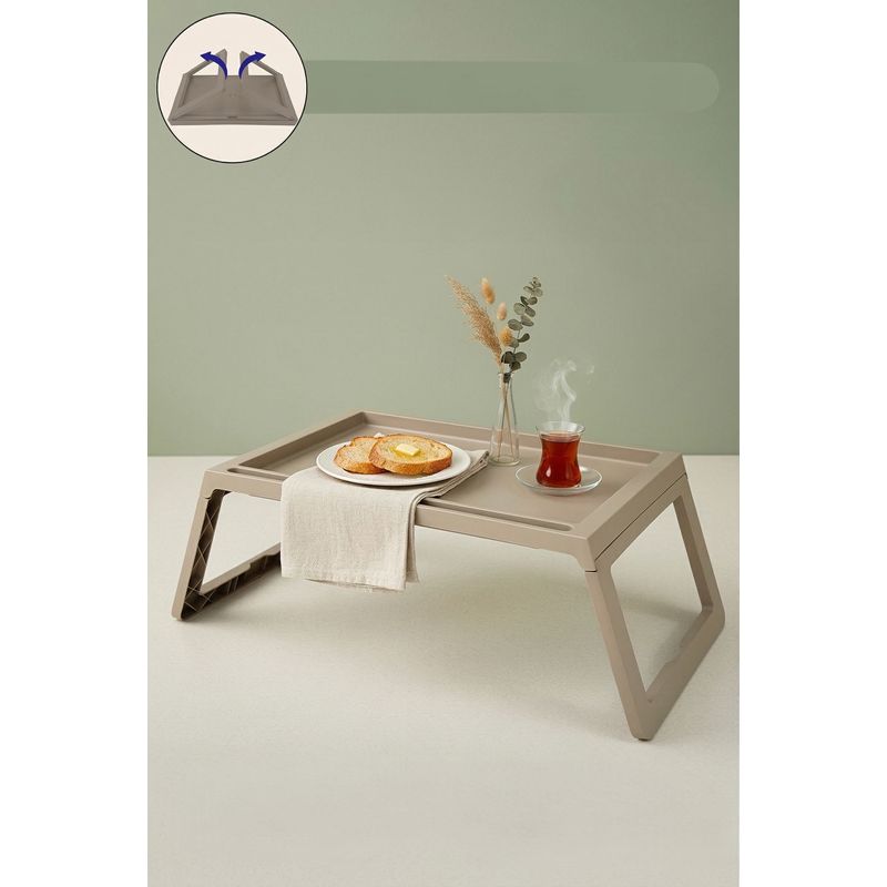 Casa si Gradina - Mobilier - Mese si birouri - Birouri - Birou laptop reglabil Lavine, 56 x 26, 3 x 36 cm, maro deschis, light maro - Infinity.ro