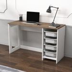 Casa si Gradina - Mobilier - Mese si birouri - Birouri - Birou Hero, 120 x 73 x 45 cm, nuc antichizat, PAL melaminat, antique nuc - Infinity.ro