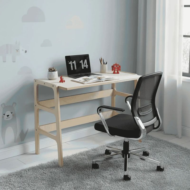 Casa si Gradina - Mobilier - Mese si birouri - Birouri - Birou CPT4838-125, 125 x 75 x 60 cm, natural, lemn - Infinity.ro