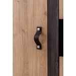 Casa si Gradina - Mobilier - Dulapuri si sifoniere - Sifoniere - Dulap haine Aktif, 132 x 195 x 53 cm, antracit maro, PAL melaminat, spațiu de depozitare, fixare pe perete - Infinity.ro