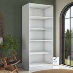 Casa si Gradina - Mobilier - Dulapuri si sifoniere - Sifoniere - Dulap haine BA231, 90 x 210 x 57,5 cm, alb, PAL, spațiu de depozitare, fixare pe perete - Infinity.ro