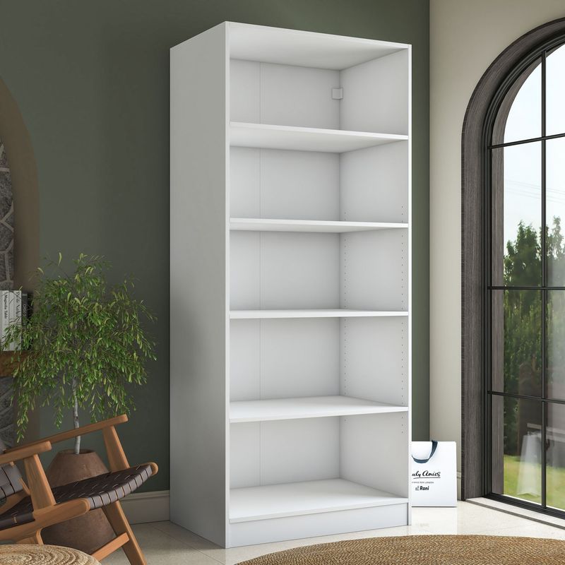 Casa si Gradina - Mobilier - Dulapuri si sifoniere - Sifoniere - Dulap haine BA231, 90 x 210 x 57,5 cm, alb, PAL, spațiu de depozitare, fixare pe perete - Infinity.ro
