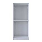 Casa si Gradina - Mobilier - Dulapuri si sifoniere - Sifoniere - Dulap haine BA201, 90 x 210 x 57,5 cm, alb, PAL, spațiu de depozitare, fixare pe perete - Infinity.ro