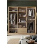Casa si Gradina - Mobilier - Dulapuri si sifoniere - Sifoniere - Dulap haine Baru 6 210, 206 x 210 x 52 cm, bej, PAL melaminat, organizare haine - Infinity.ro