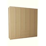 Casa si Gradina - Mobilier - Dulapuri si sifoniere - Sifoniere - Dulap haine Baru 6 210, 206 x 210 x 52 cm, bej, PAL melaminat, organizare haine - Infinity.ro