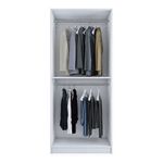 Casa si Gradina - Mobilier - Dulapuri si sifoniere - Sifoniere - Dulap haine BA230, 90 x 210 x 57,5 cm, alb, PAL, spațiu de depozitare, fixare pe perete - Infinity.ro