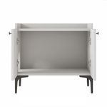 Petshop - Accesorii petshop - Culcusuri si custi - Culcusuri si saltele - lemn natur Cat House PA101, 70 x 61,8 x 45 cm, alb, PAL, fixare pe perete - Infinity.ro