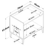 Petshop - Accesorii petshop - Culcusuri si custi - Culcusuri si saltele - lemn natur Cat House PA101, 70 x 61,8 x 45 cm, alb, PAL, fixare pe perete - Infinity.ro