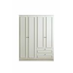 Casa si Gradina - Mobilier - Dulapuri si sifoniere - Sifoniere - Dulap haine Mira 182, 140 x 182 x 54 cm, alb, PAL melaminat, organizare haine - Infinity.ro