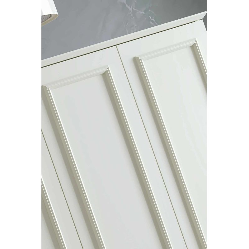 Casa si Gradina - Mobilier - Dulapuri si sifoniere - Sifoniere - Dulap haine Mira 182, 140 x 182 x 54 cm, alb, PAL melaminat, organizare haine - Infinity.ro