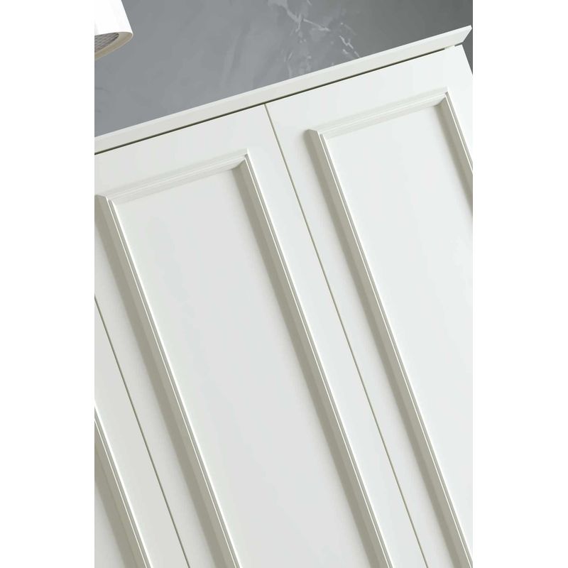 Casa si Gradina - Mobilier - Dulapuri si sifoniere - Sifoniere - Dulap haine Mira 6 210, 209 x 210 x 54 cm, alb, PAL melaminat, organizare haine - Infinity.ro
