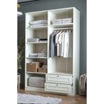 Casa si Gradina - Mobilier - Dulapuri si sifoniere - Sifoniere - Dulap haine Mira 210, 140 x 210 x 54 cm, alb, PAL melaminat, organizare haine - Infinity.ro