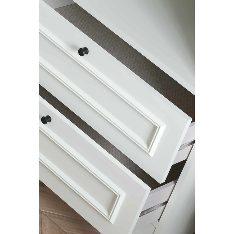 Casa si Gradina - Mobilier - Dulapuri si sifoniere - Sifoniere - Dulap haine Mira 210, 140 x 210 x 54 cm, alb, PAL melaminat, organizare haine - Infinity.ro