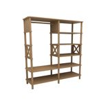 Casa si Gradina - Mobilier - Dulapuri si sifoniere - Sifoniere - Dulap haine Lusso, 120 x 175 x 38 cm, stejar, MDF, capacitate 15 kg - Infinity.ro
