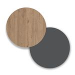 Casa si Gradina - Mobilier - Dulapuri si sifoniere - Dulapuri pantofi - Pantofar Ico3-Sa, 108 x 130,6 x 30 cm, stejar antracit, PAL melaminat - Infinity.ro