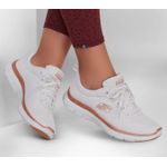 Sport si Outdoor - Echipament Sportiv - Incaltaminte sport - Pantofi sport - Pantofi sport Skechers Flex Appeal 4.0-Brilliant View, alb-auriu 36 - Infinity.ro