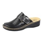 Fashion, accesorii si bijuterii - Femei - Incaltaminte femei - Slapi si papuci femei - Saboti medicali dama Fratelli Babb Lola, negru 36 - Infinity.ro