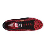 Fashion, accesorii si bijuterii - Femei - Incaltaminte femei - Sneakers si tenisi femei - Pantofi sport Puma Suede ANML, haute red-black 37 - Infinity.ro