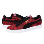 Fashion, accesorii si bijuterii - Femei - Incaltaminte femei - Sneakers si tenisi femei - Pantofi sport Puma Suede ANML, haute red-black 37 - Infinity.ro