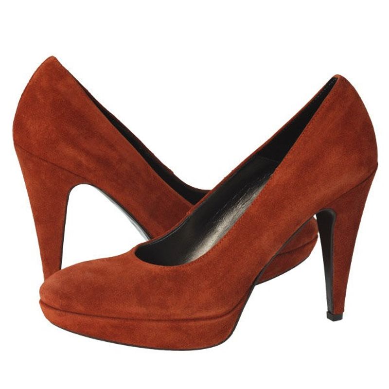 Fashion, accesorii si bijuterii - Femei - Incaltaminte femei - Pantofi femei - Pantofi dama s.Oliver Rivets, burned orange 40 - Infinity.ro