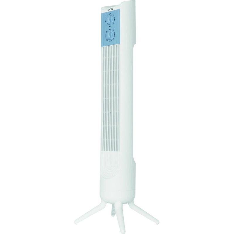 Electronice si Electrocasnice - Climatizare si sisteme de incalzire - Aparate racire aer - Ventilatoare - Ventilator turn ECG Tower Fan 1 Black, 50 W, 3 viteze, oscilatie, timer 120 min, alb - Infinity.ro