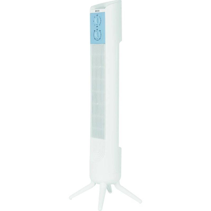 Electronice si Electrocasnice - Climatizare si sisteme de incalzire - Aparate racire aer - Ventilatoare - Ventilator turn ECG Tower Fan 1 Black, 50 W, 3 viteze, oscilatie, timer 120 min, alb - Infinity.ro