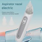 Jucarii, Copii si Bebe - Igiena si ingrijire - Accesorii ingrijire copii - Aspiratoare nazale si accesorii - Aspirator Nazal portabil pentru Bebelusi HY75, 3 trepte aspiratie, Muzica, Curatare rapida - Infinity.ro