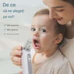 Jucarii, Copii si Bebe - Igiena si ingrijire - Accesorii ingrijire copii - Aspiratoare nazale si accesorii - Aspirator Nazal portabil pentru Bebelusi HY75, 3 trepte aspiratie, Muzica, Curatare rapida - Infinity.ro