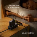 Laptop, Telefoane si Tablete - Telefoane mobile si accesorii - Accesorii Telefoane - Incarcatoare telefoane - Incarcator EU 2in1, 100W, Cablu Type-C, 1m, P81, Silicon, Baseus GaN5 Pro CCGP090202, P81, Silicon, White - Infinity.ro